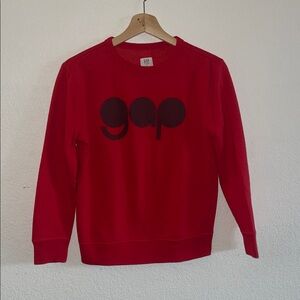 GAP Kids Bold Red Crewneck Sweater size Large
